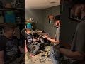 My sons having a jam session