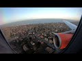 Easyjet A320: Beautiful Evening Approach to Sylt Airport!