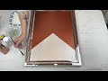 DIY Copper Painting with Crushed Glass and Glitter