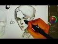 How I draw the face and head