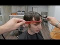 How To SCISSOR CUT Men's Hair | Step by Step Guide | How to Scissor Cut men's Hair Lesson