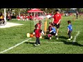 3-year old girl dominates soccer game