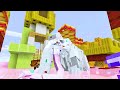 Trapped by a FOOD TSUNAMI In Minecraft!