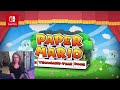 LIVE REACTION - Paper Mario Thousand Year Door Remaster