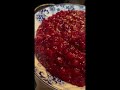 Salsa de Cranberry, Acción de Gracias