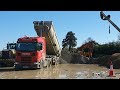 Artic Tipper Stone Delivery (Tight Space) Must Watch
