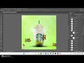 Starbucks Coffee | Creative Graphic Design Ad Tutorial