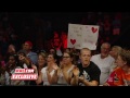 Seven-year-old cancer survivor Kiara Grindrod meets John Cena and Sting: WWE Raw, Sept. 14, 2015