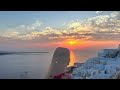 Sunset in Oia, Santorini, Greece 🇬🇷