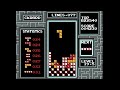 checkerboard 19-5 clear in nes tetris gym