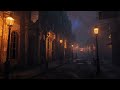 VICTORIAN AMBIENCE: Victorian London Thunderstorm  (Horses, Bells, Walking on Cobblestone)