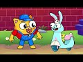 Knock Knock, Who's At The Door? Safety Tips For Kids+More Funny Kids Cartoons