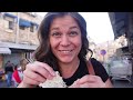BEST STREET FOOD IN JERUSALEM // ISRAEL-PALESTINE TRAVEL VLOG