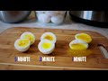 How to make Instant Pot Hard Boiled Eggs 3 ways. Soft, medium and hard.