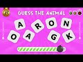 🦁 Scrambled Word Game! 🐨 Can You Guess the Animal by Its Scrambled Name? | Quiz DingDong