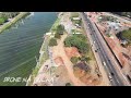 Drone na Marginal Pinheiros: Região do futuro grande empreendimento da JHSF e prédios próximos  - SP