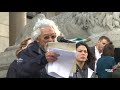 Environmental activist David Suzuki joins Greta Thunberg at climate rally in Vancouver