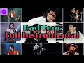 Bad Tour FULL INSTRUMENTAL With Background Vocals