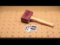 Making a Purpleheart and Maple Mallet on the Shapeoko - #128 [CNC]