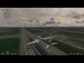 Boeing 787-800 landing