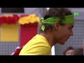 Rafael Nadal tears during the minute silence to Severiano Ballesteros