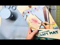 $5 CRAFT MAT Review! Artists! Papercrafters! #art #unboxing