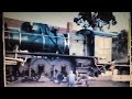 Tasmania Trains, Steam Locomotive M5, 1997 being lifted off Wheels for Axles Box Overhaul.  TTMS