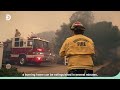 Firefighters fight a wildfire near River Road| Cal Fire| Discovery Channel India