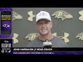 John Harbaugh On Tyler Linderbaum's Status | Baltimore Ravens