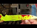 1x30 belt sander knife sharpening tutorial