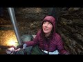 Wind & Rain Camping in Tiny Stone Hut with Tarp for Roof.. Attempt #3