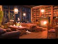 Smooth Jazz Relaxing Music at Cozy Coffee Shop ☕ Jazz Cafe Music for Work, Study, Sleep