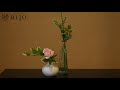 Ikebana Lesson | Is This Difficult?! | Arranging Flowers In A Single-flower Vase