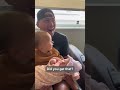 Big brother has some BIG words when meeting newborn little sister for first time 🥹❤️