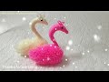 Amazing Flamingo Making with Woolen yarn - Easy Wool Bird Make at Home - How to Make Birds -DIY Doll
