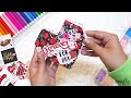 How to make scrapbook at home💖💖/easy scrapbook making tutorial