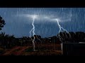 Sleep Fast With Pure Nature Rain And Thunderstorms, Rain Sounds For Relaxation And Relieve Stress