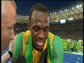 Usain Bolt 200m world record: 19.19!!! (+ Michael Johnson's reaction)