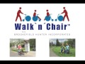 Walker Wheelchair Combo Use at Museum (Walk'n'Chair)