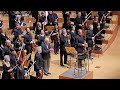 LA Phil curtain call, Mahler #1, Zubin Mehta 12.10.23