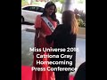 Miss Universe 2018 Catriona Gray’s Homecoming Conference