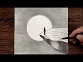 Uçurum Kenarında İnsan Çizimi - Çizim Mektebi Adım Adım Resim Çizimi - Kolay Karakalem Çizimleri Yap