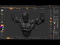 Zbrush torso speed sculpt