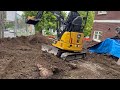 Grading and Backfilling With A Mini Excavator