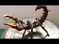 Crafting a Detailed Scorpion Diorama