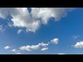 Blue Sky and Clouds Screen Saver (No sound) 2 Hours 4K UHD