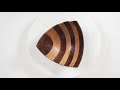 Woodturning - The Cube (Three Sided Bowl)