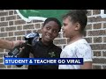 GOING VIRAL: Philadelphia teacher, student  go viral for 'veggie dance' throw down