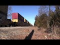 End of the Winter Railfanning in March 2024  FT NS Detour on CSX OLS BNSF ON CSX OIL TRAIN