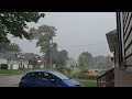 ASMR: 15 minutes of an evening August thundershower.